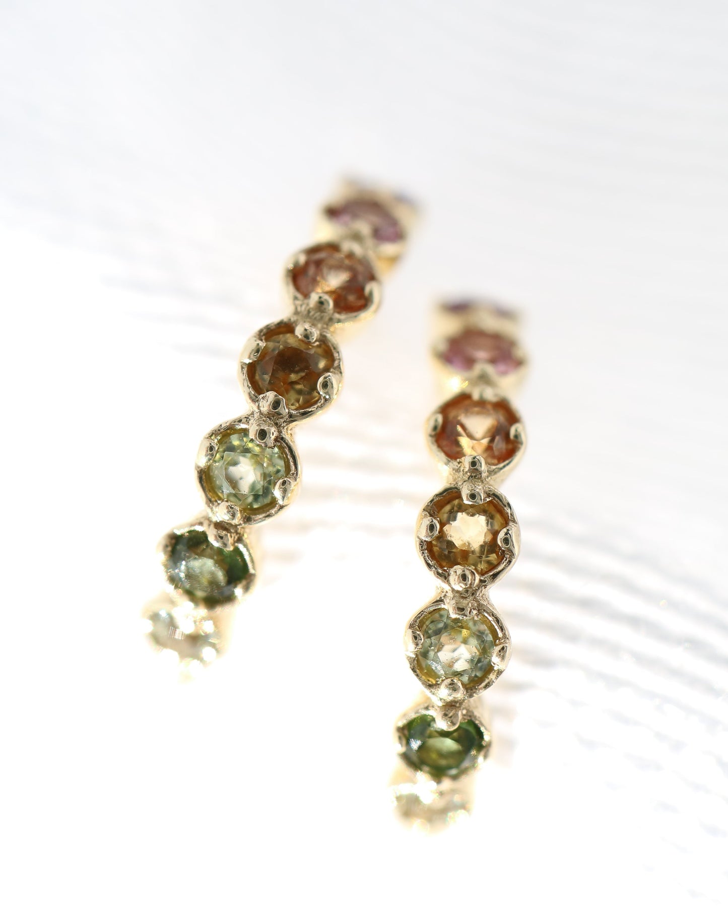 9kt gold Rainbow Huggies