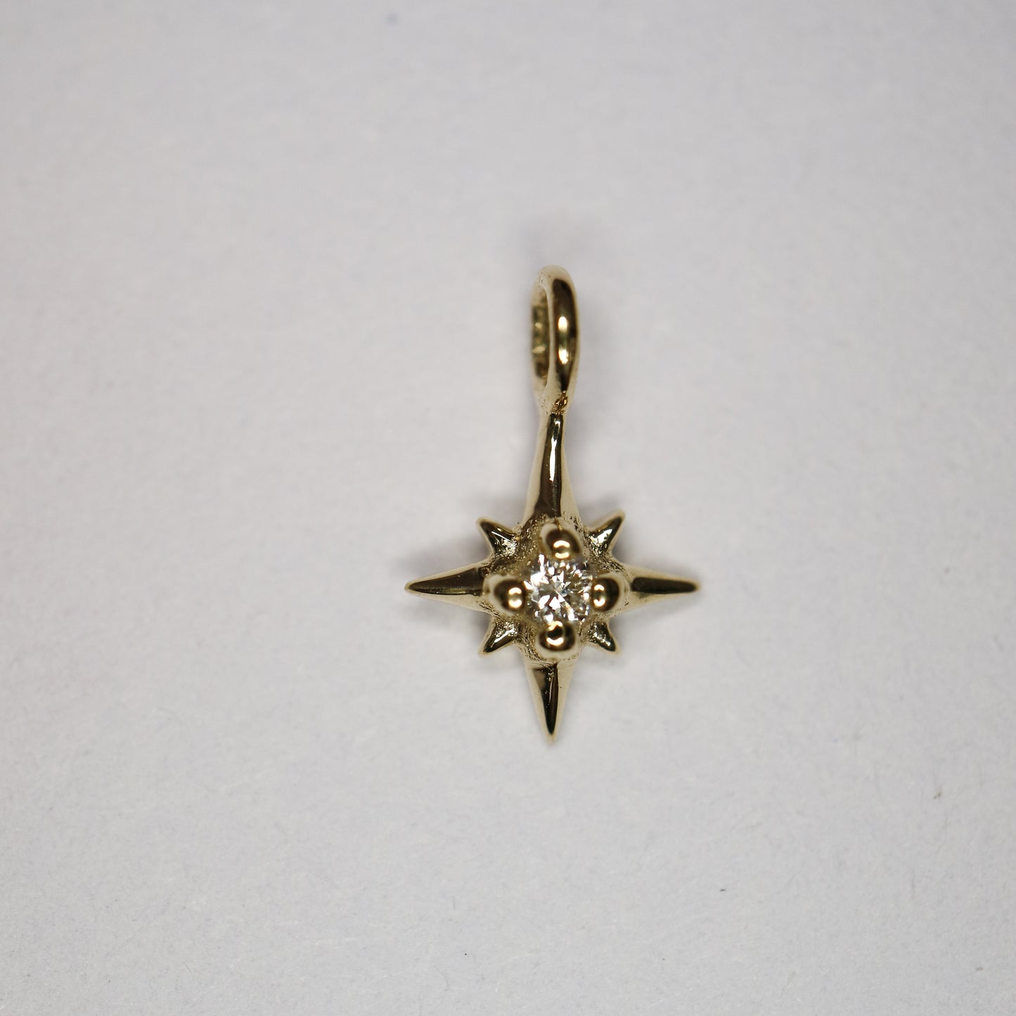 9kt gold Diamond Star Charm