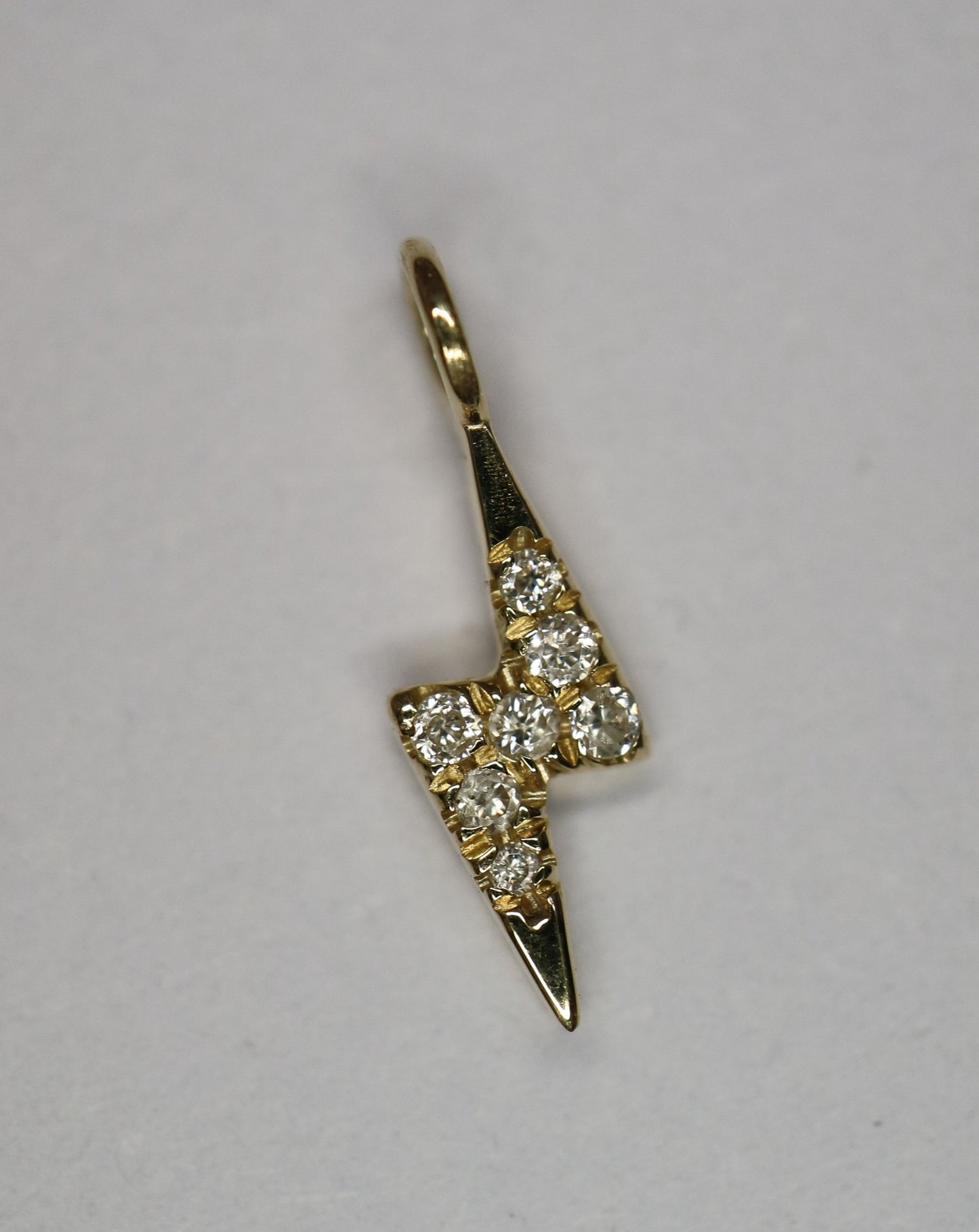 9kt Gold Diamond Lightning Charm