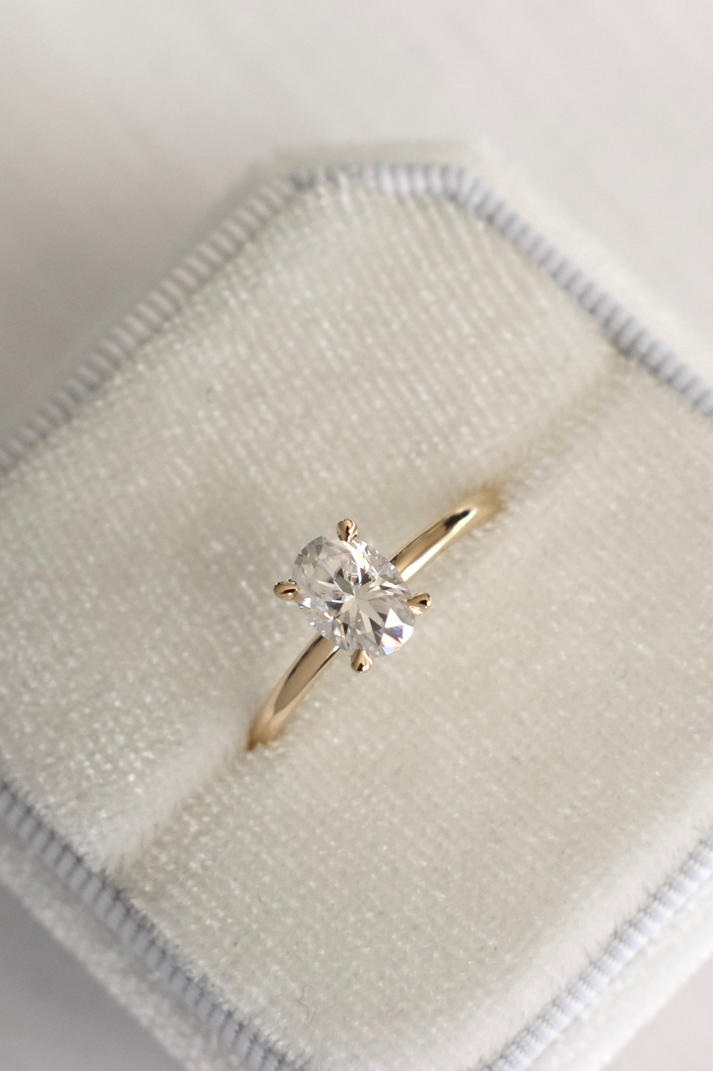 Oval Solitaire Engagement Ring