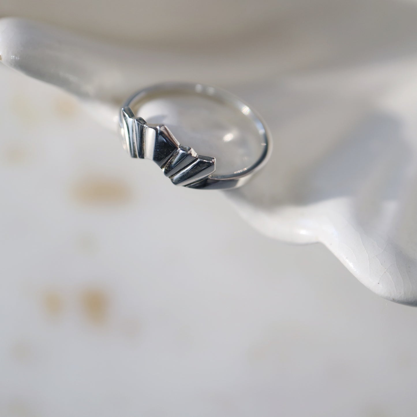 Silver Dawn Ring by Maiden Stone jewellery
