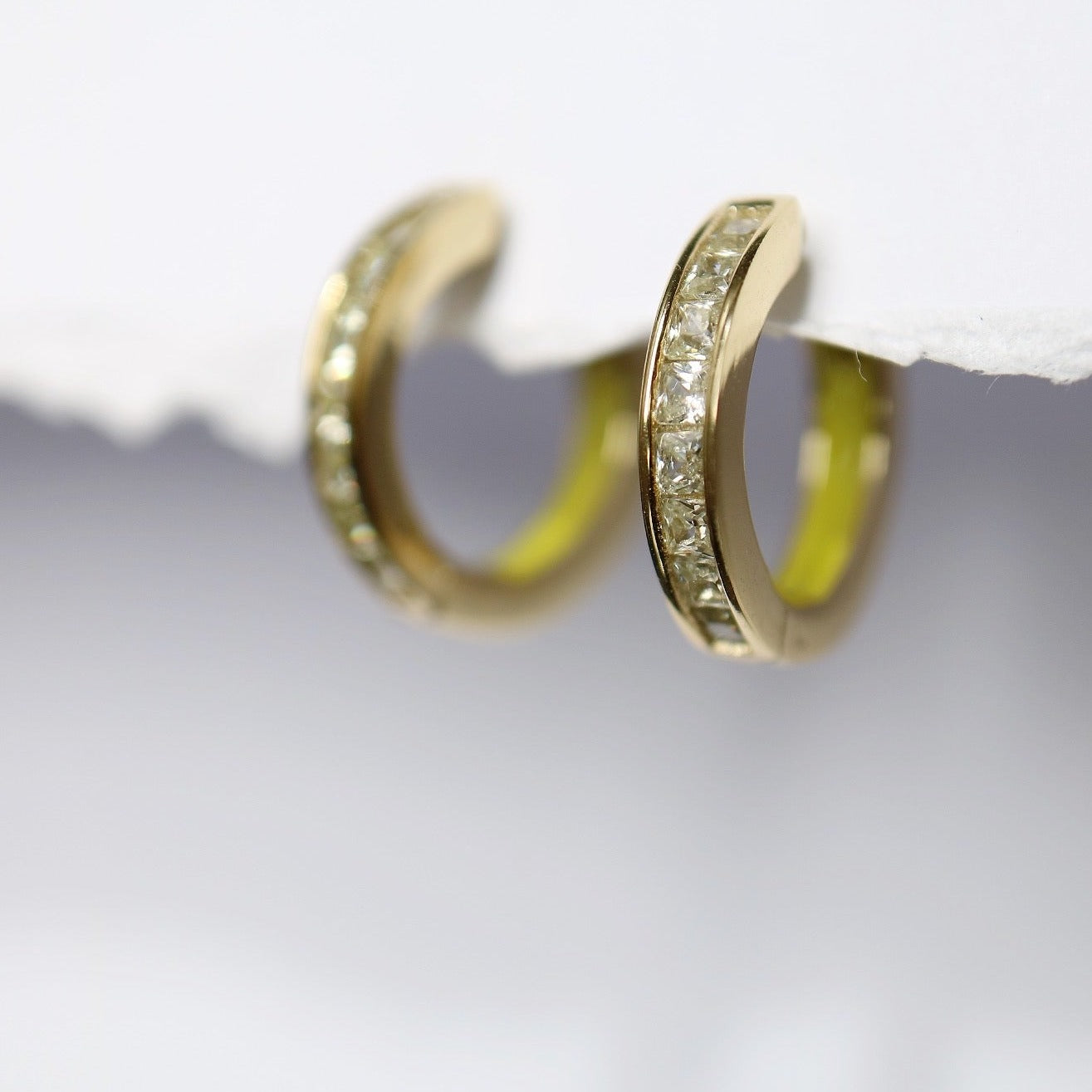 Limoncello Huggies from Kini Jewels
