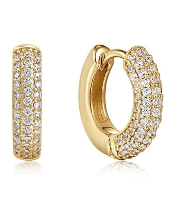 Frosted Donut Hoops from Kini Jewels
