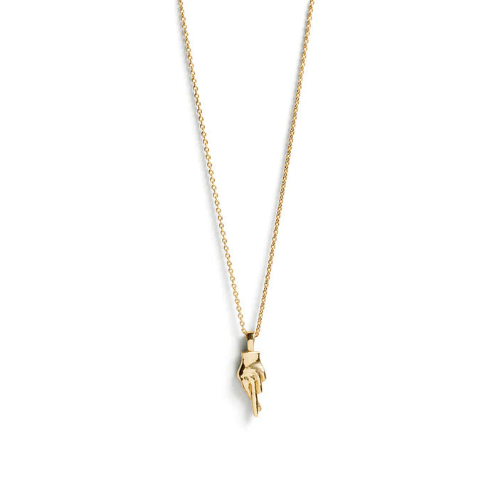 Fingers Crossed Pendant from Meraki Jewellery Design