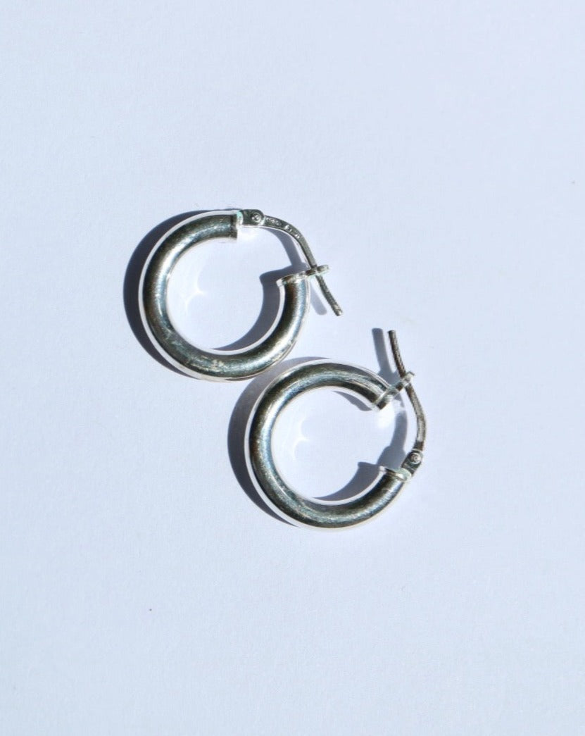 Silver Hoop Earrings