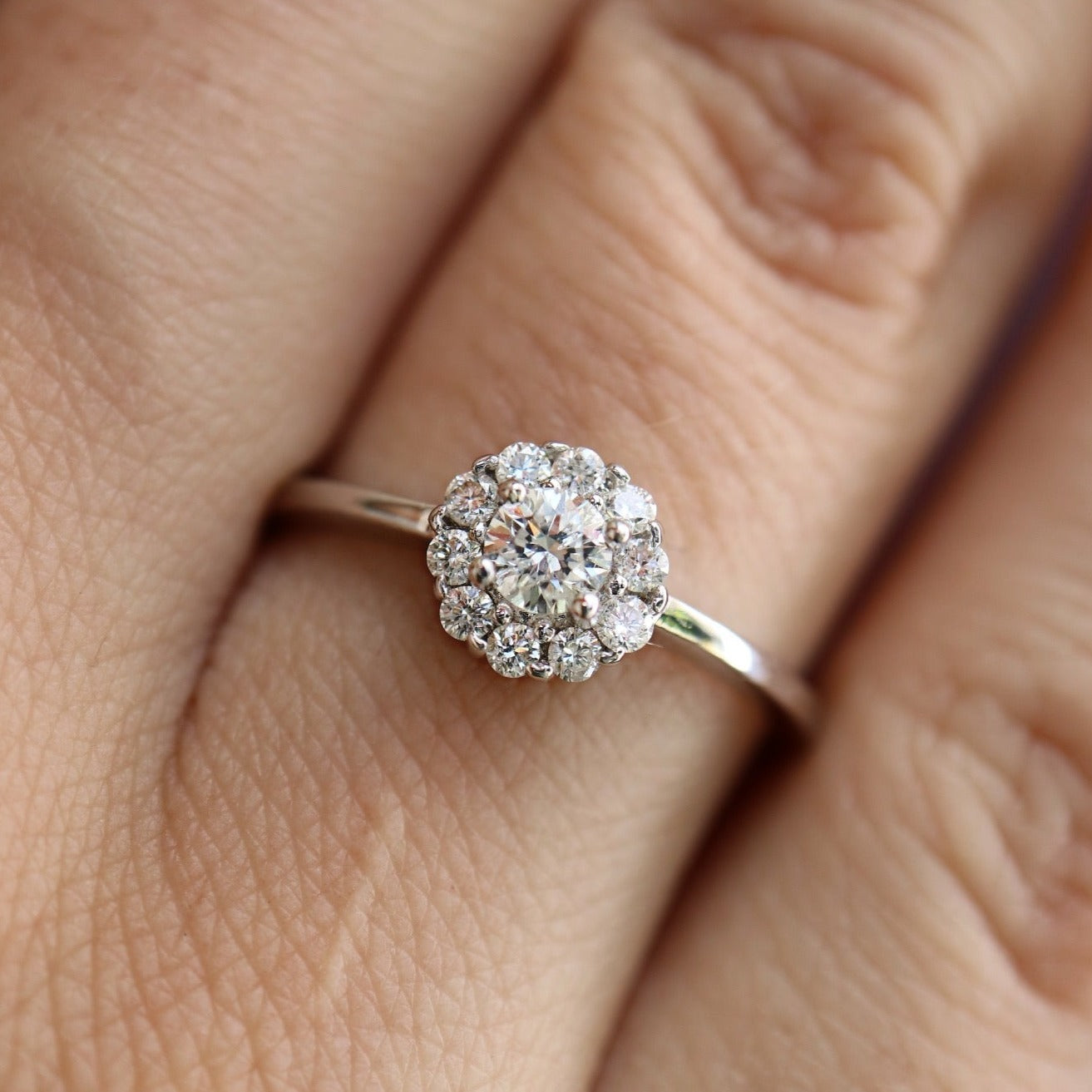 9ct Diamond Fleur Ring from Collective and Co Fine Jewellery Online Store