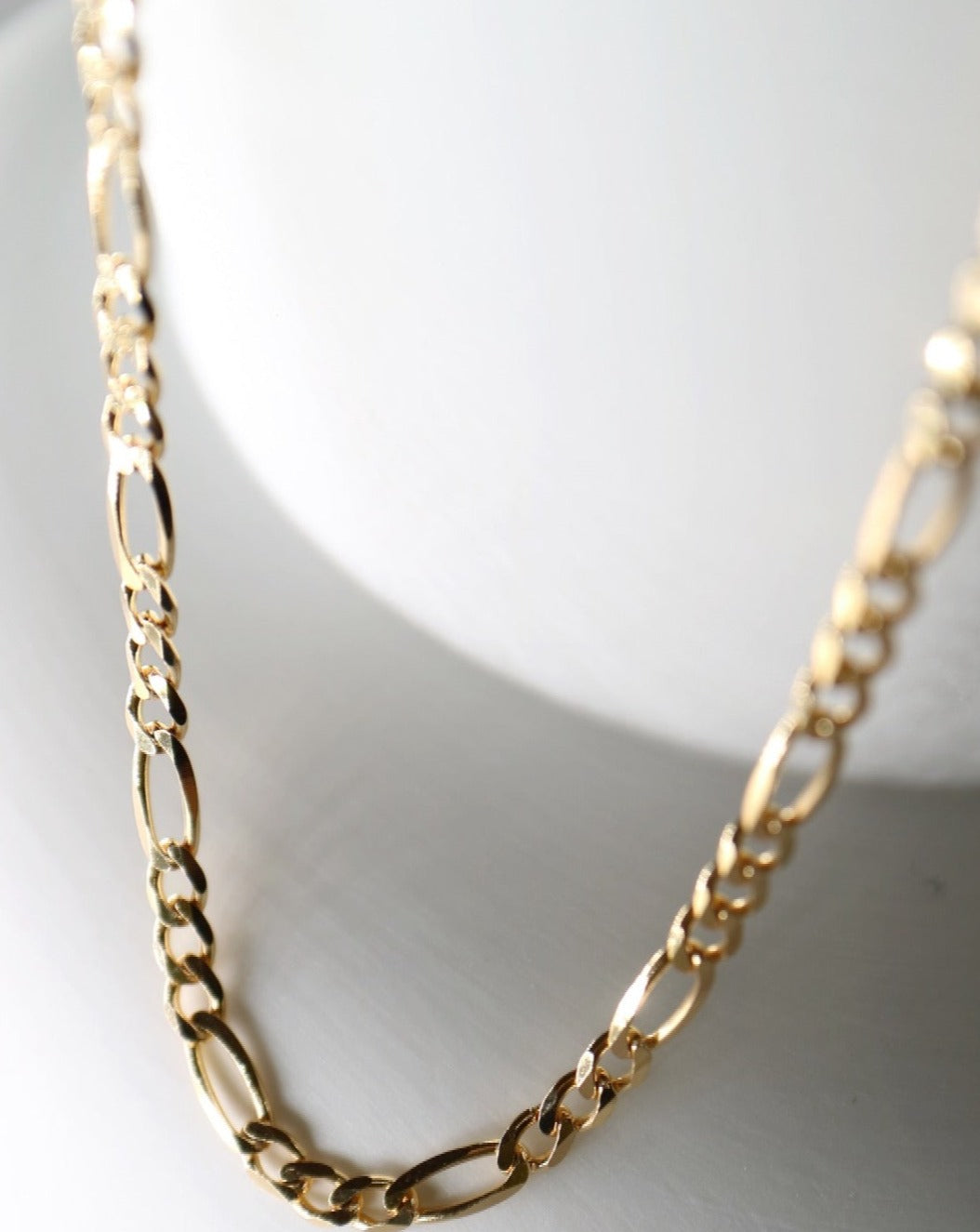9kt gold Figaro Chains from Collective & Co online jewellery store