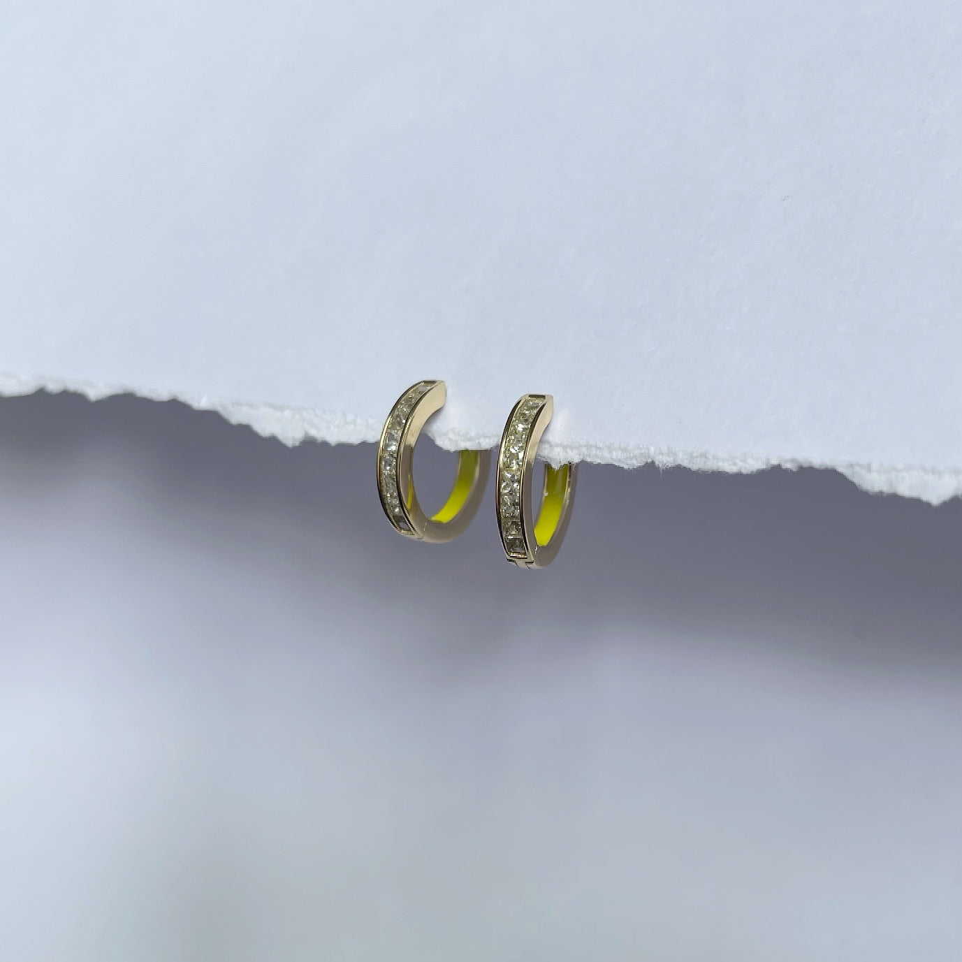 Limoncello Huggies from Kini Jewels