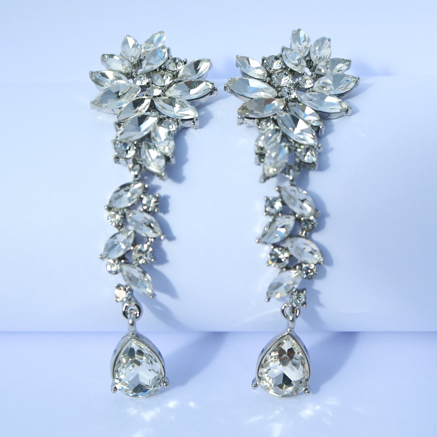 Statement bridal earrings