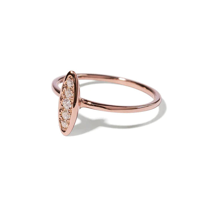 9kt rose gold Penelope Ring by Meraki Jewellery