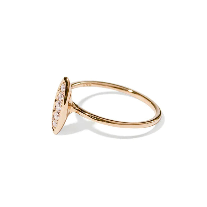 9kt gold Penelope Ring by Meraki Jewellery