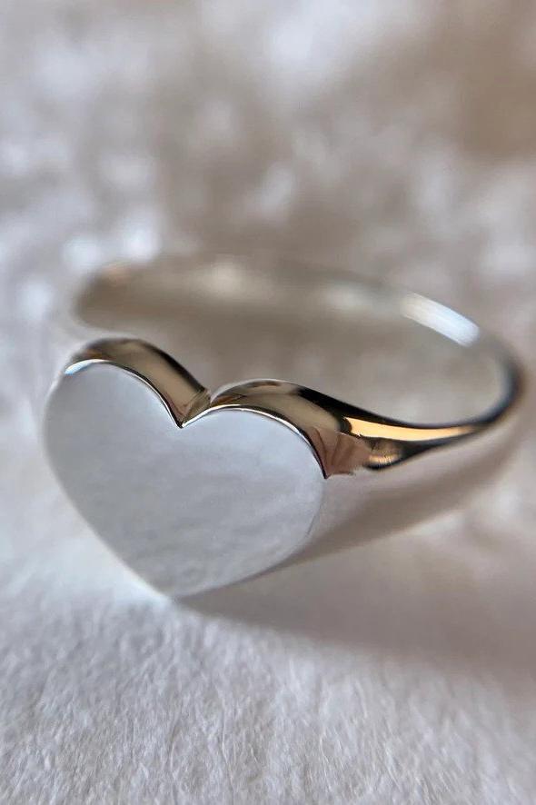Heart Signet Ring