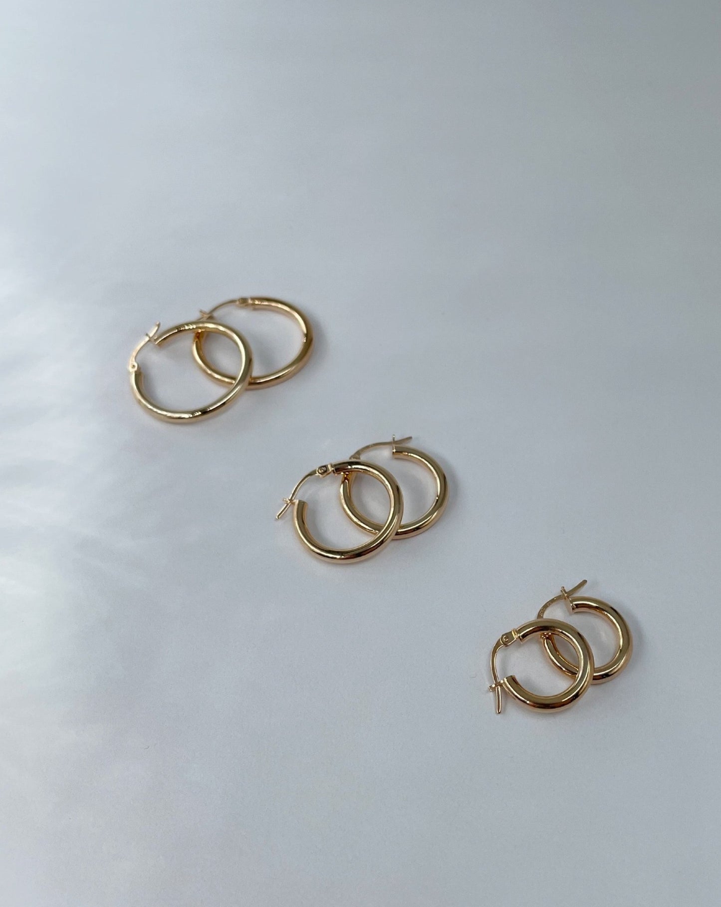 9kt Gold Amelia Hoops