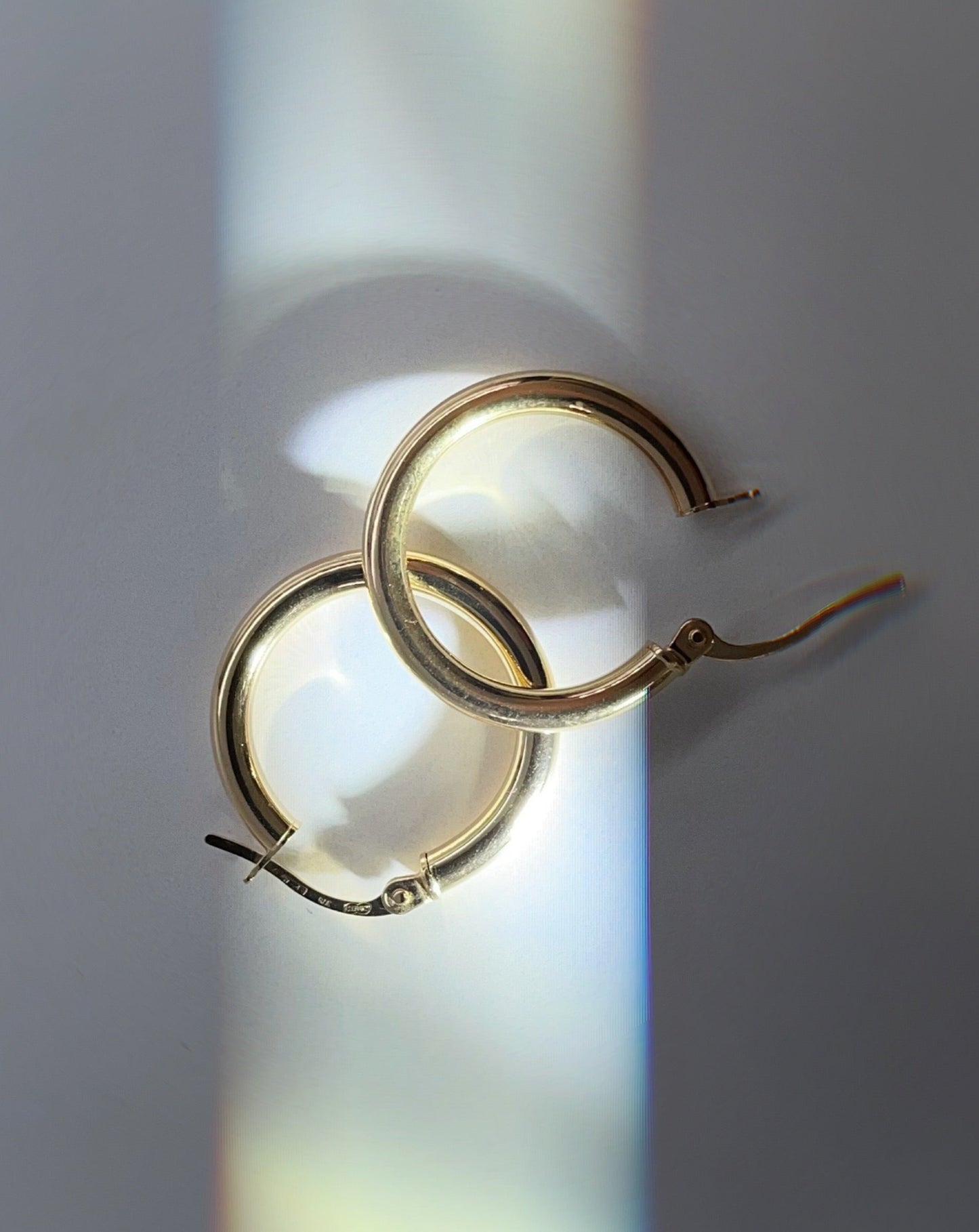 9ct gold Hoop Earrings