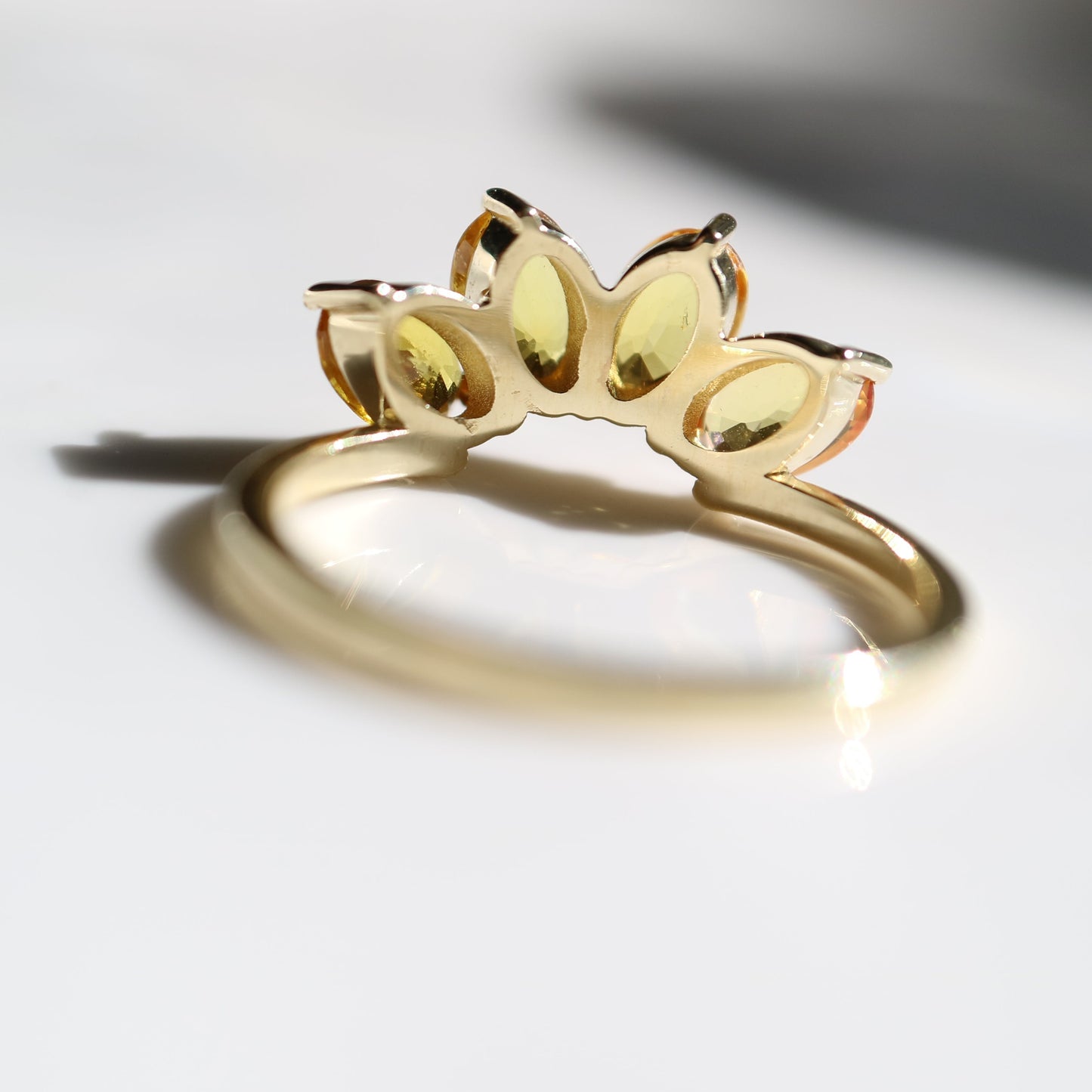 9kt Gold Sunrise Ring