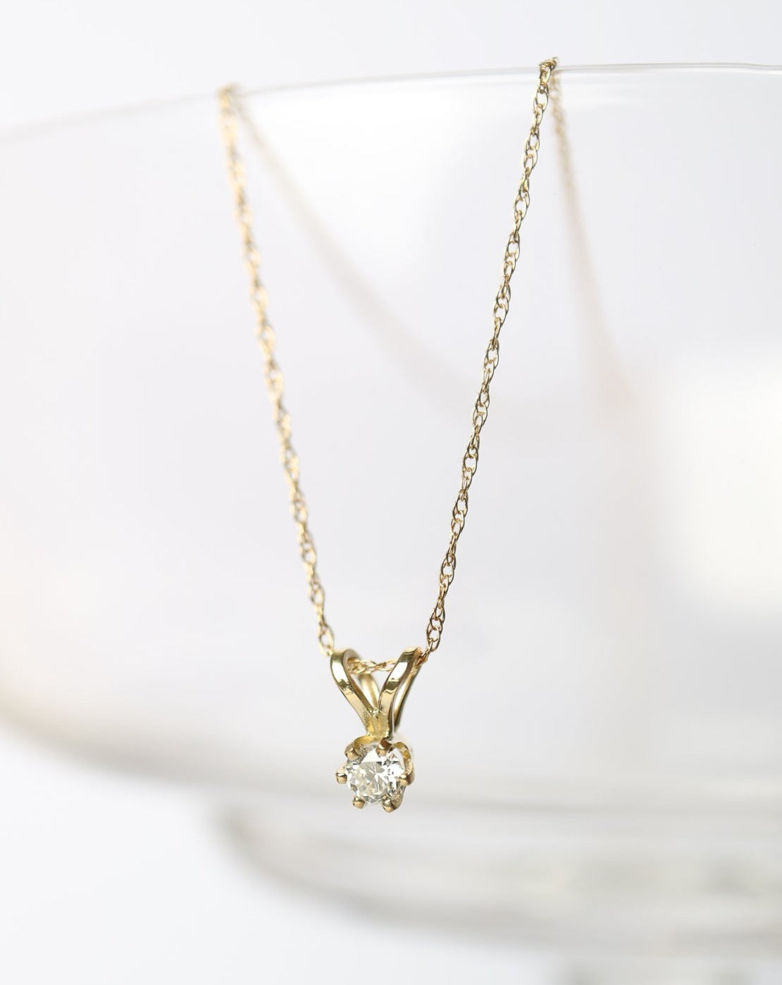 14kt Diamond Diaz Pendant from La Kaiser Jewelry