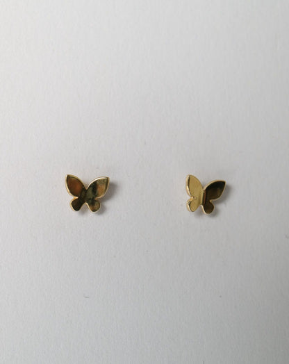 14kt gold Butterfly Studs Earrings