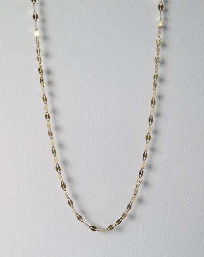 14kt gold Shimmer Chain necklace by Collective & Co Jewellery