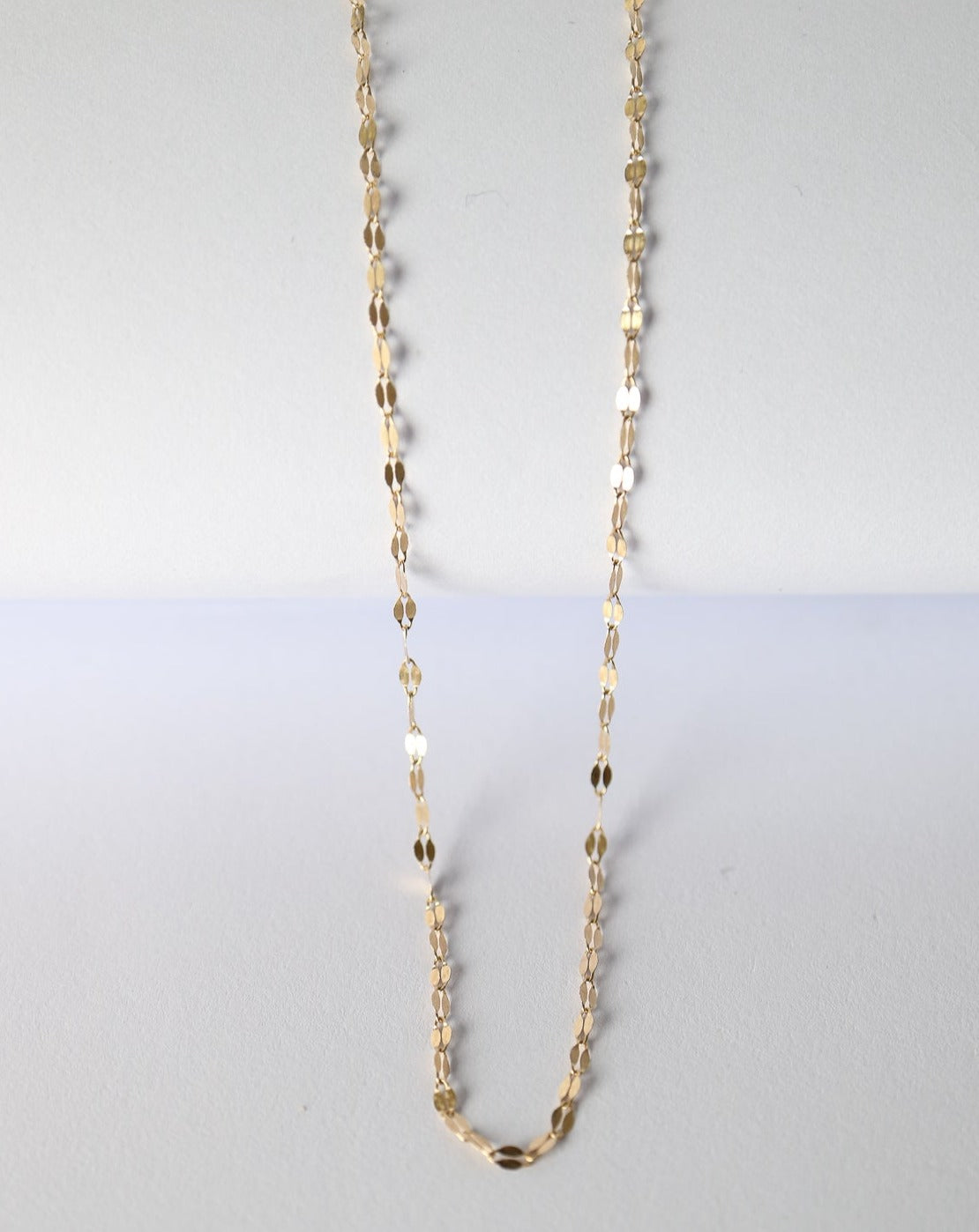 14kt gold Shimmer Chain necklace by Collective & Co Jewellery