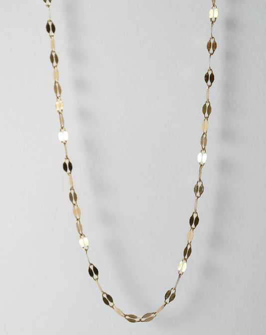 14kt gold Shimmer Chain necklace by Collective & Co Jewellery