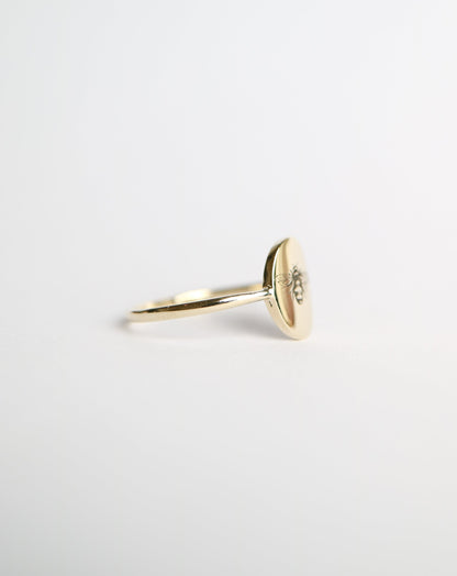 9ct gold Bee Ring