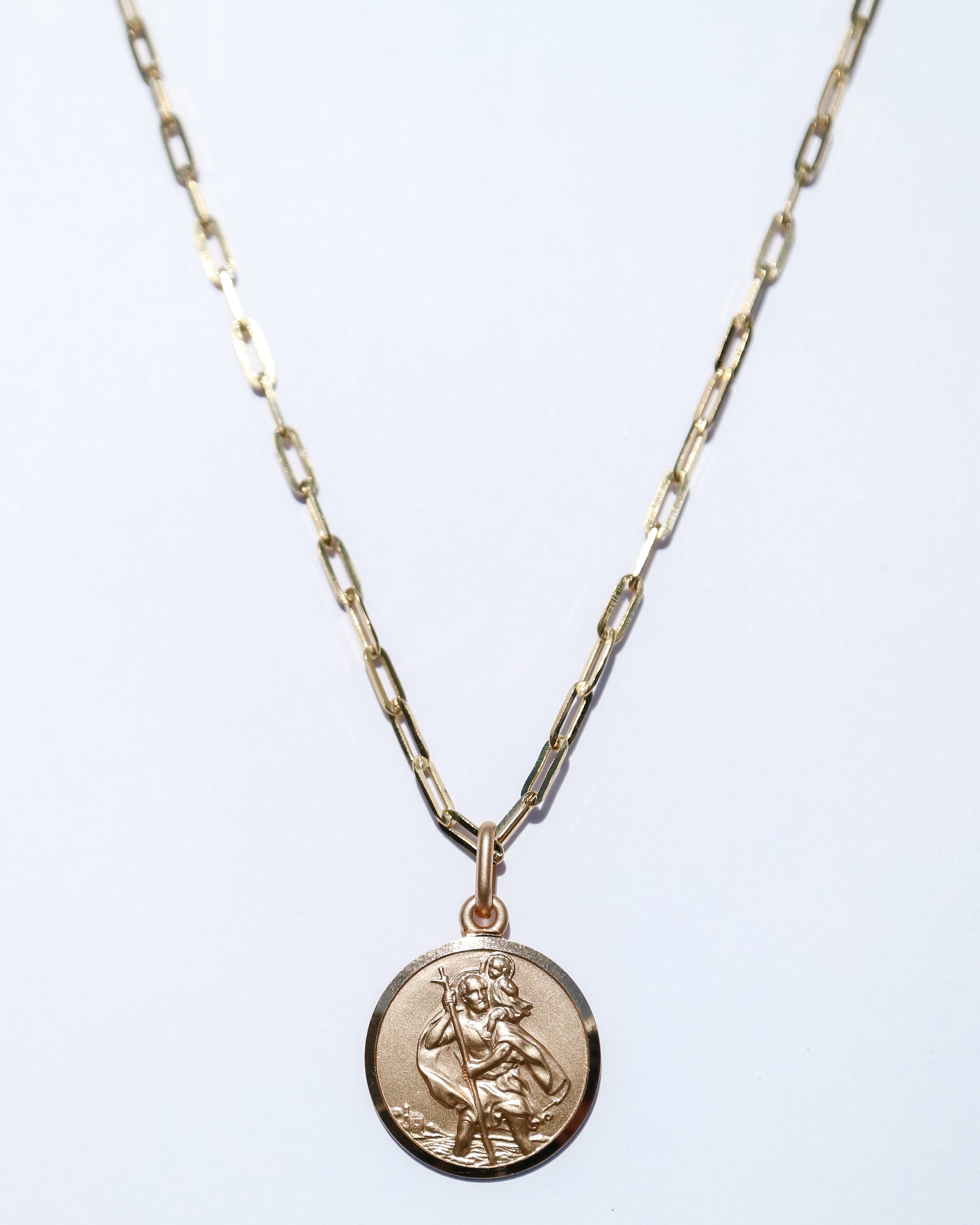 9kt Gold St Christopher Pendant – Collective & Co.