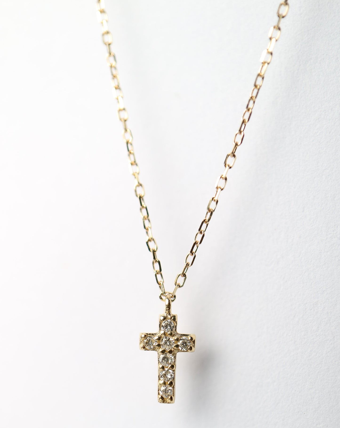 9kt Gold and Diamond Crucifix Pendant