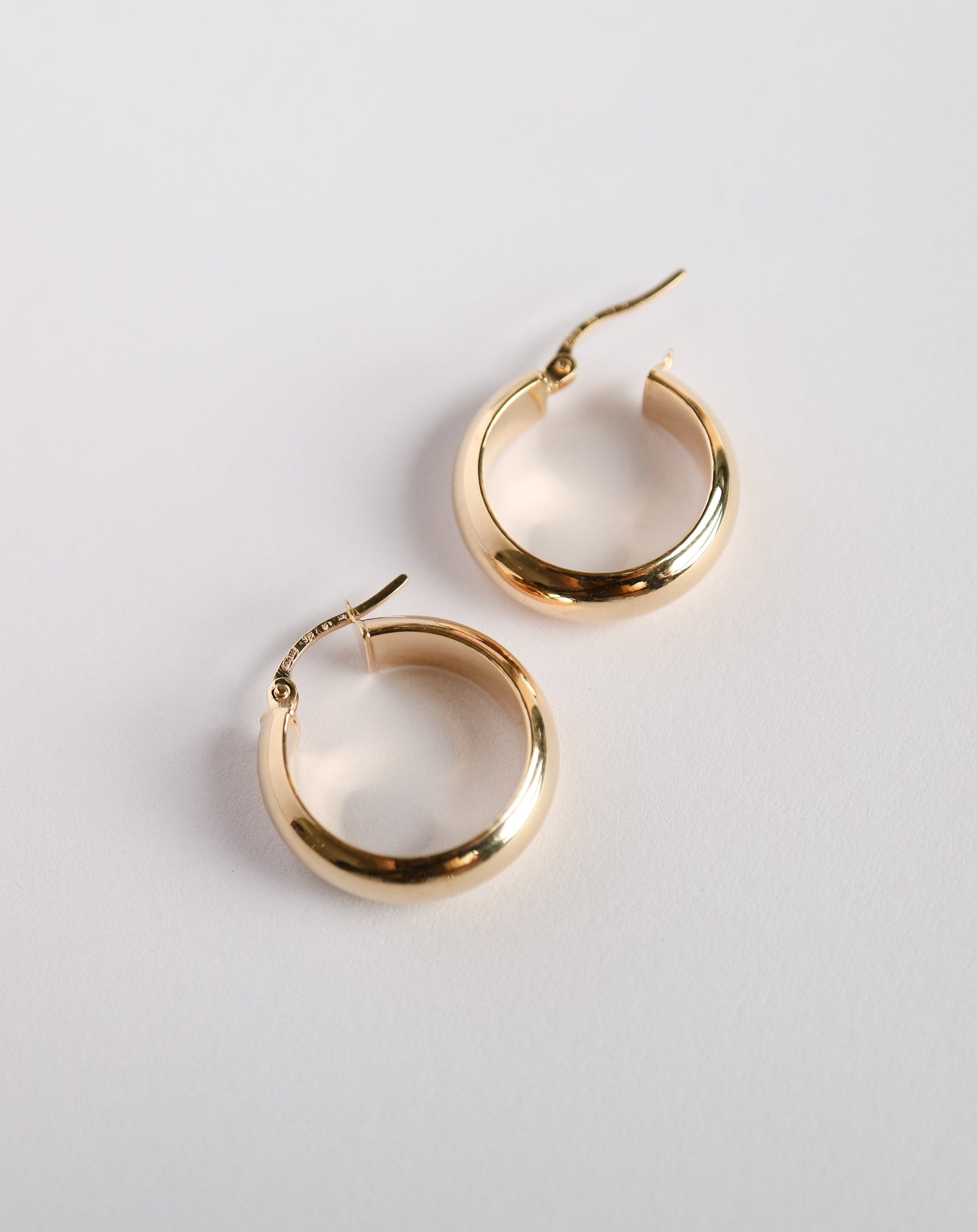 9ct gold Hoop Earrings