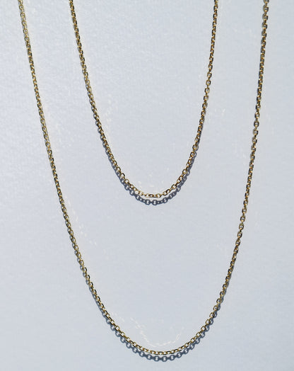 Fine 9ct gold layering chains