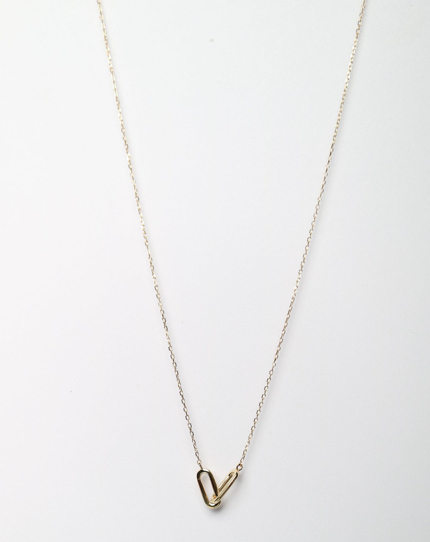 9kt gold Love Links Necklace