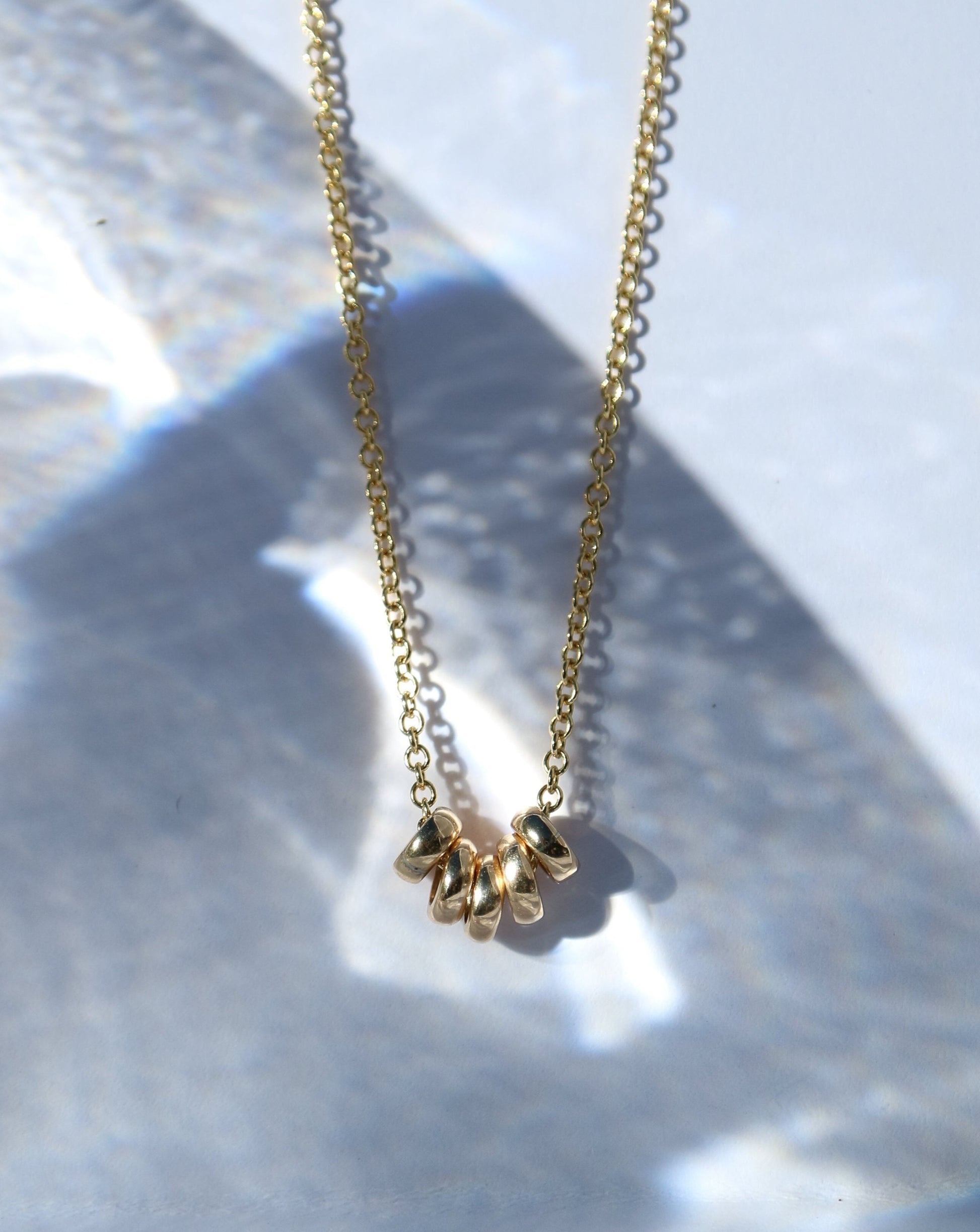 9ct gold Milestone Necklace