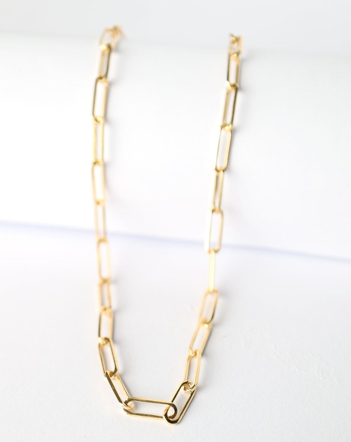 9ct Gold Paperclip Link Anklet