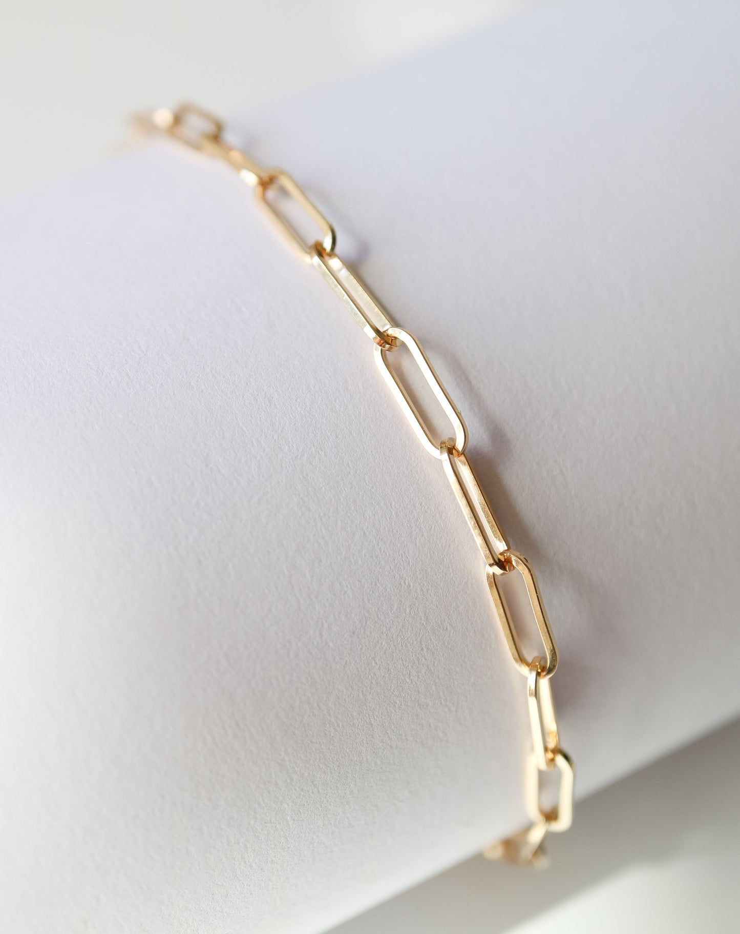 9ct gold Paperclip Bracelet