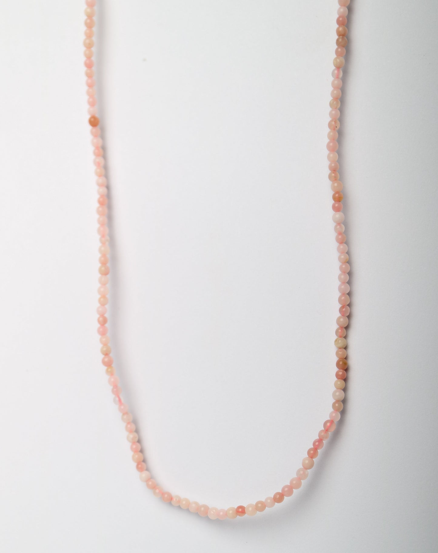 Pink Opal Beaded Necklace