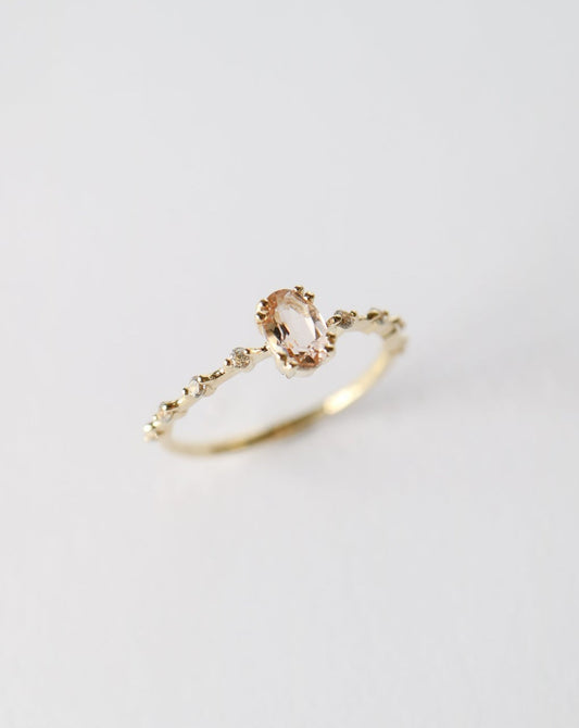 9kt gold Sinead Ring from Brenna Lou Jewellery