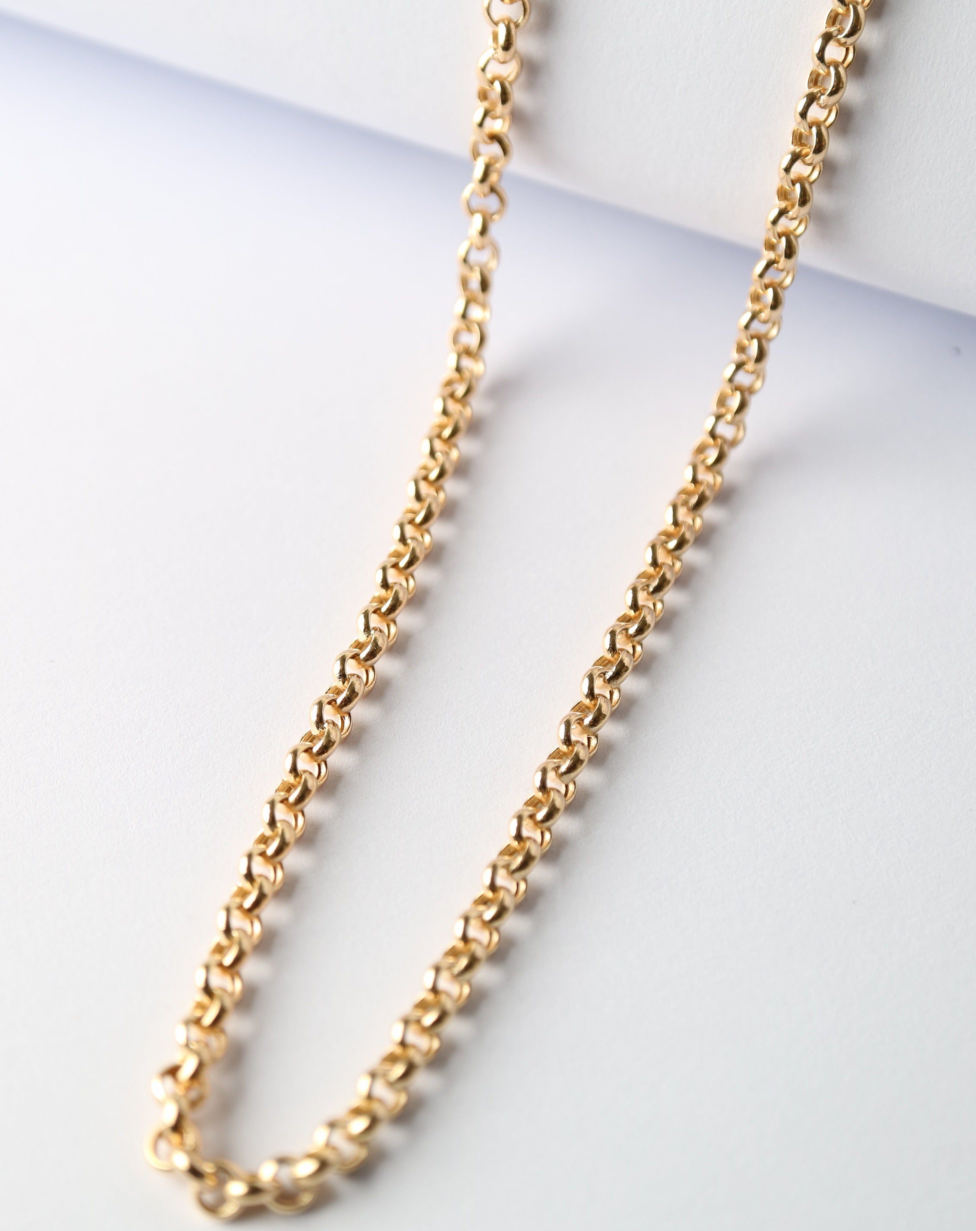 Mens gold rolo on sale chain