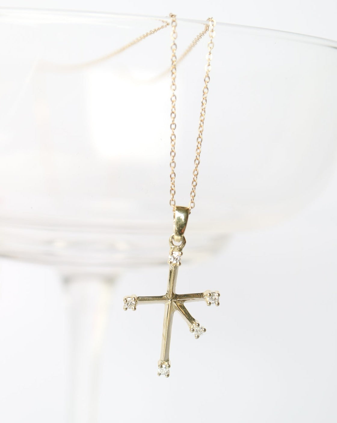 9kt gold Southern Cross Pendant by Collective & Co Jewellery South Africa