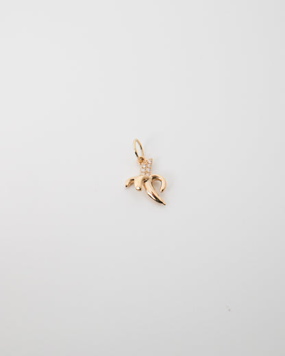 Banana and diamond charm