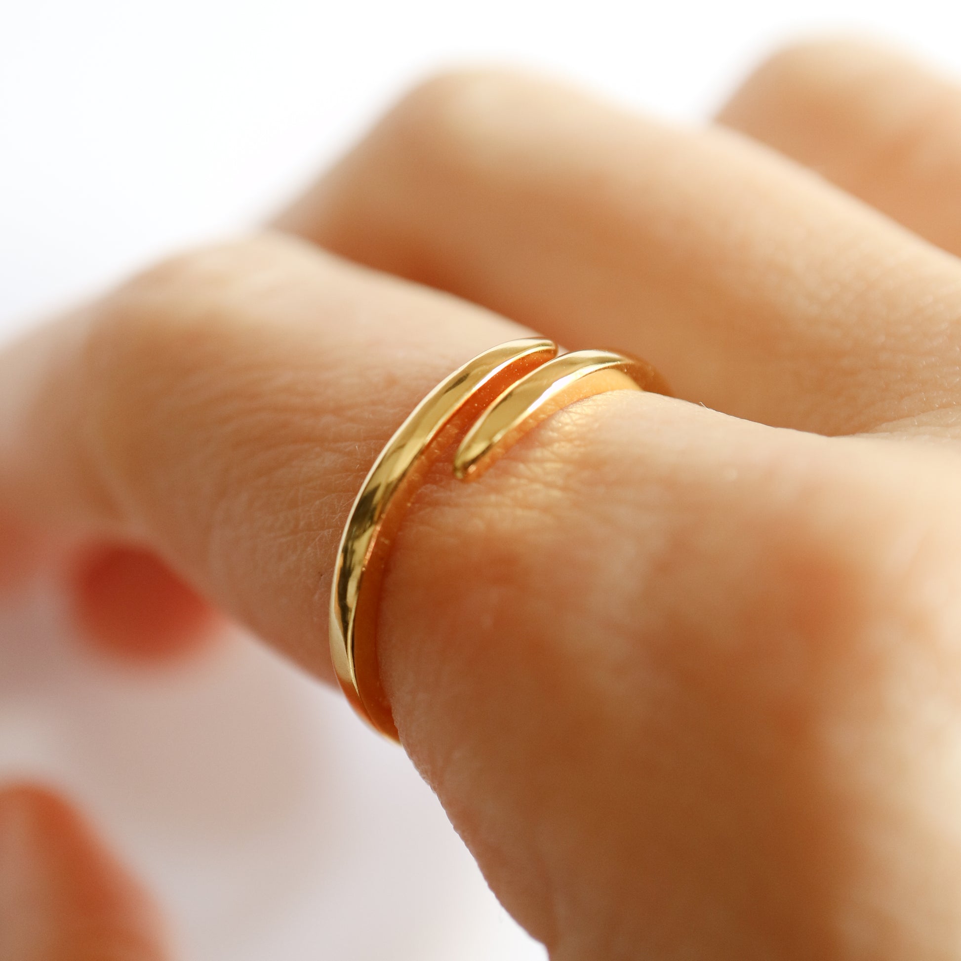 Gold Claw Ring by Kini Jewels