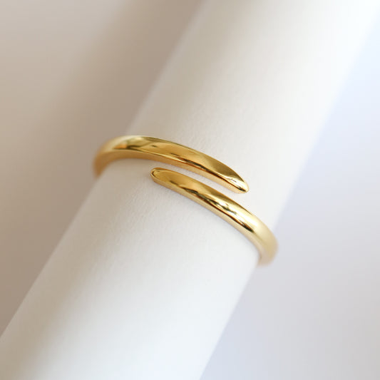 Gold Claw Ring by Kini Jewels