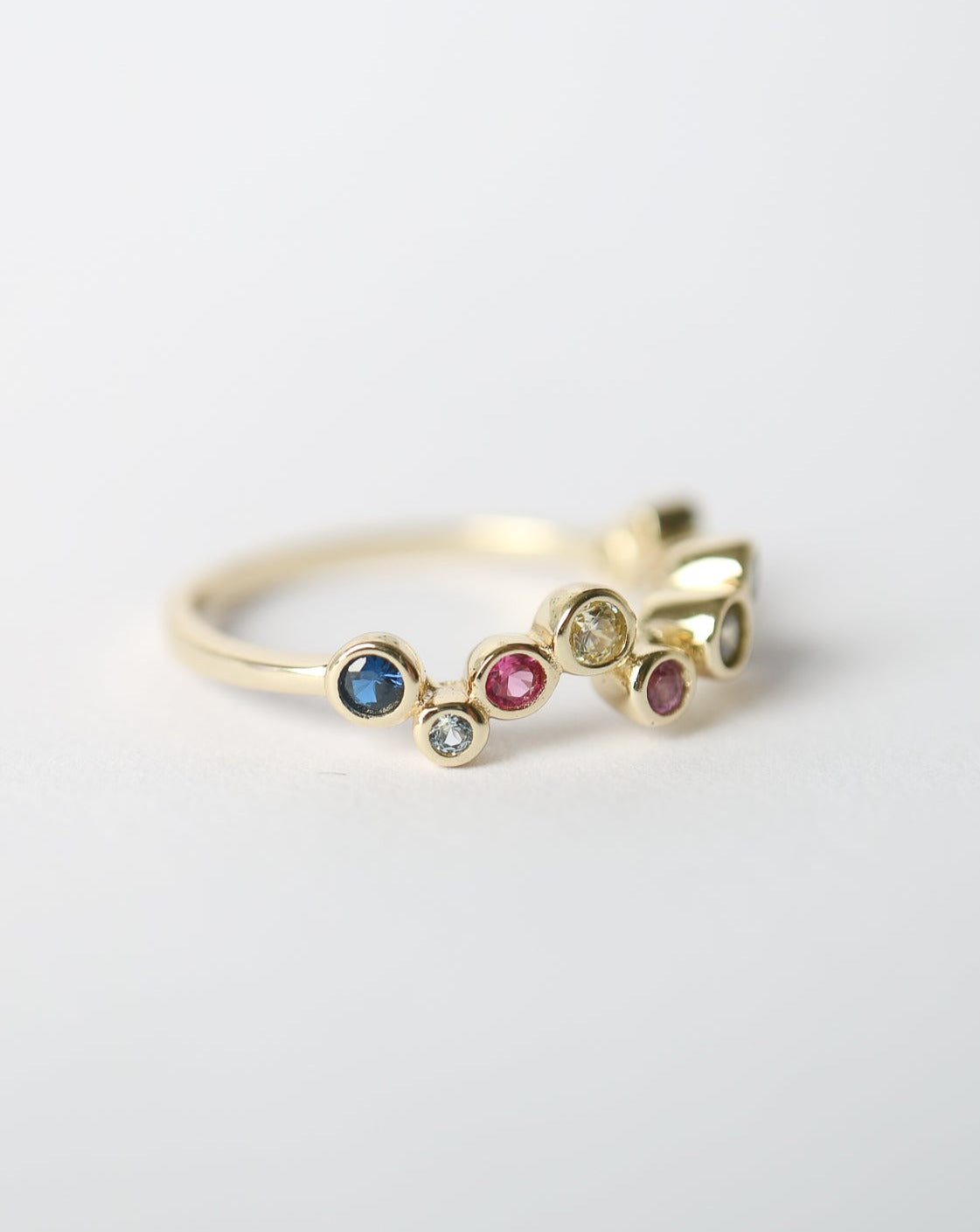 Colourful Bubbles Ring by Kini Jewels