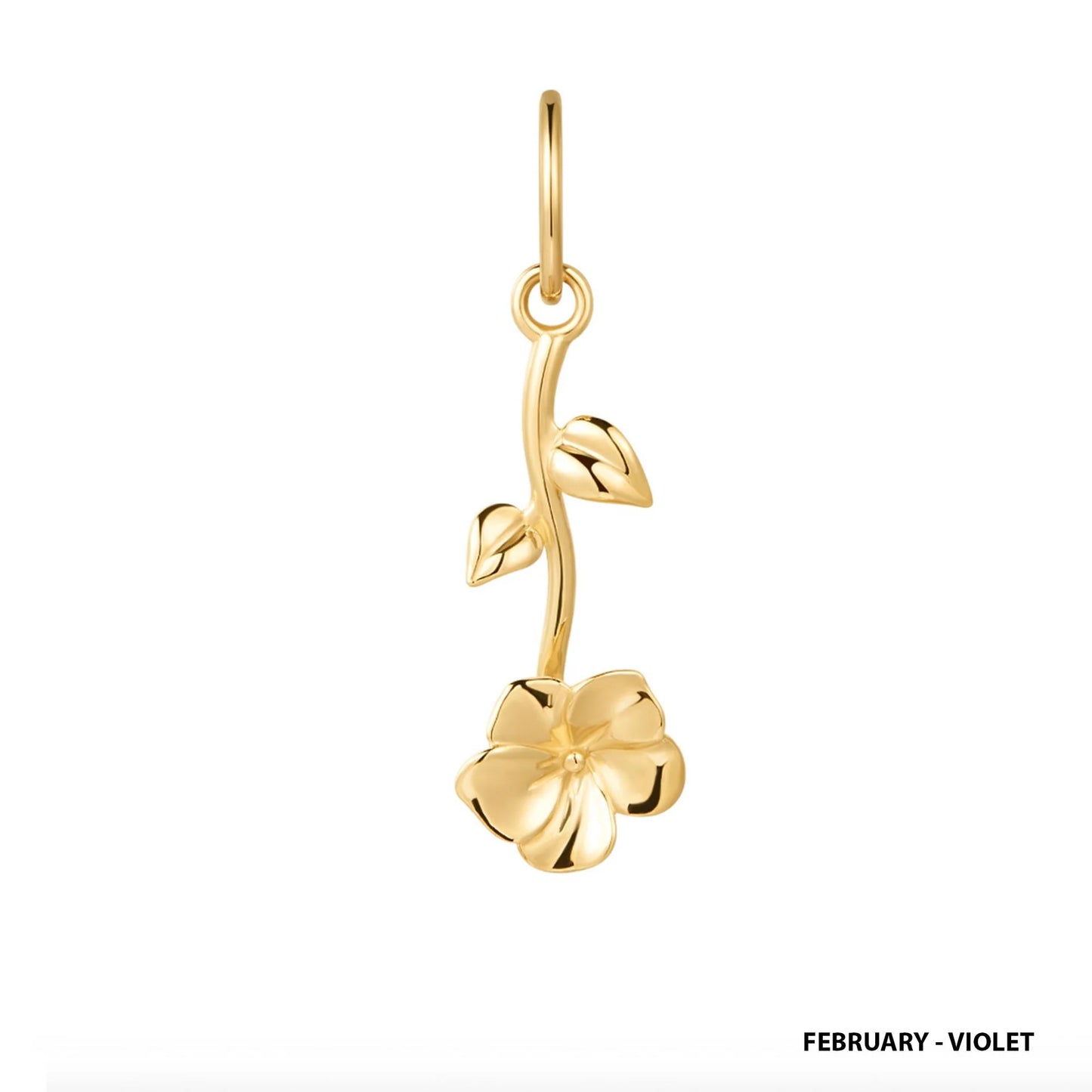 9kt Gold Birth Flower Charm