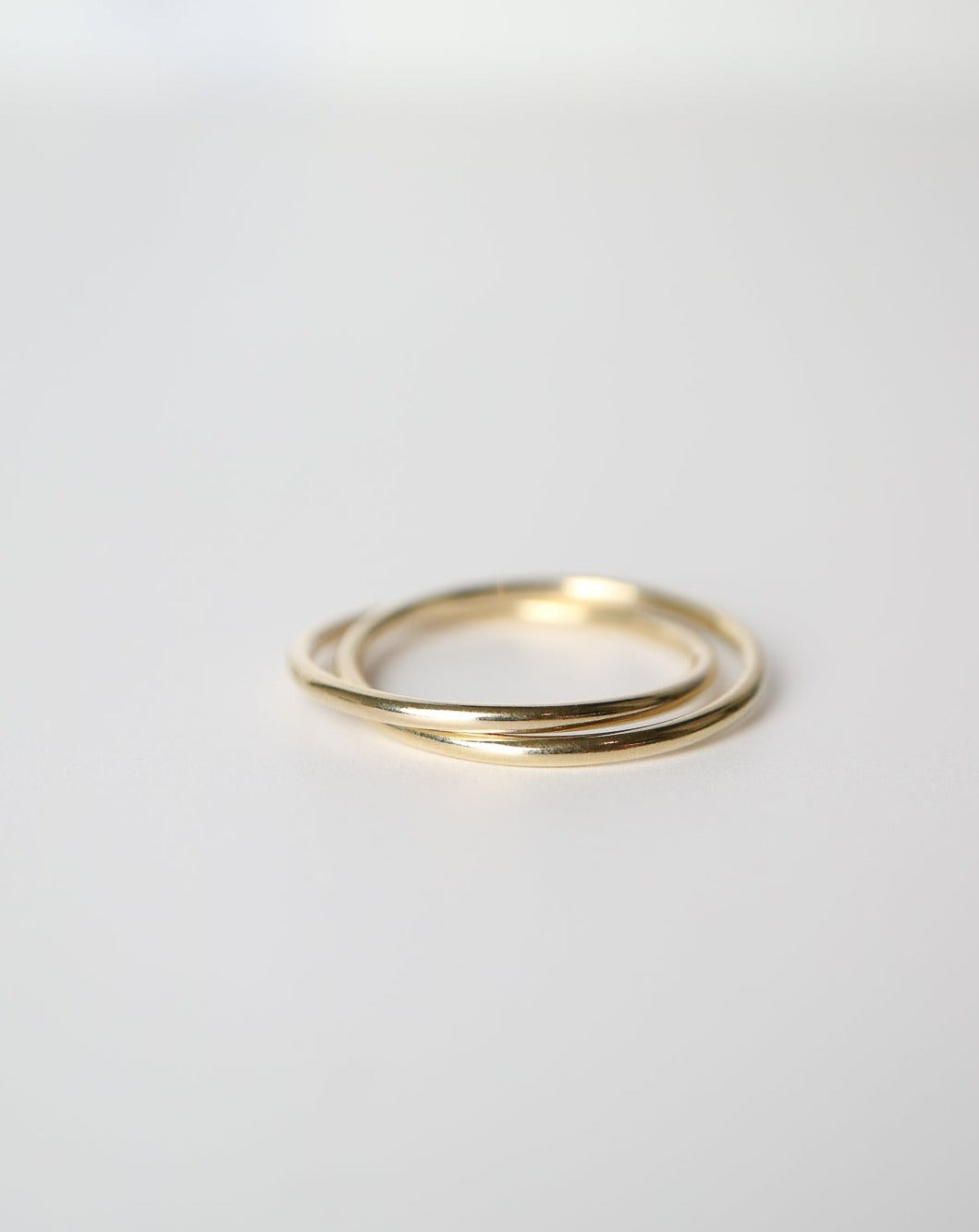 9ct gold Interlocking Ring from Jade Rabbit Designs