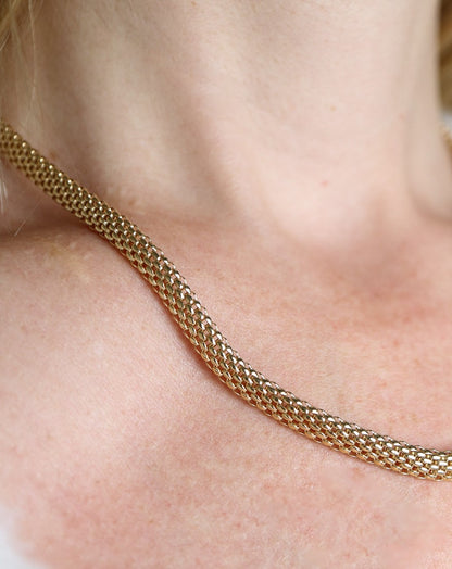 THE POPCORN CHAIN in gold from Harlow Jewellery