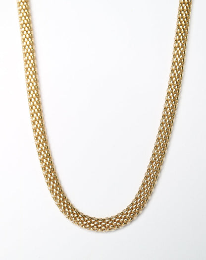 THE POPCORN CHAIN in gold from Harlow Jewellery