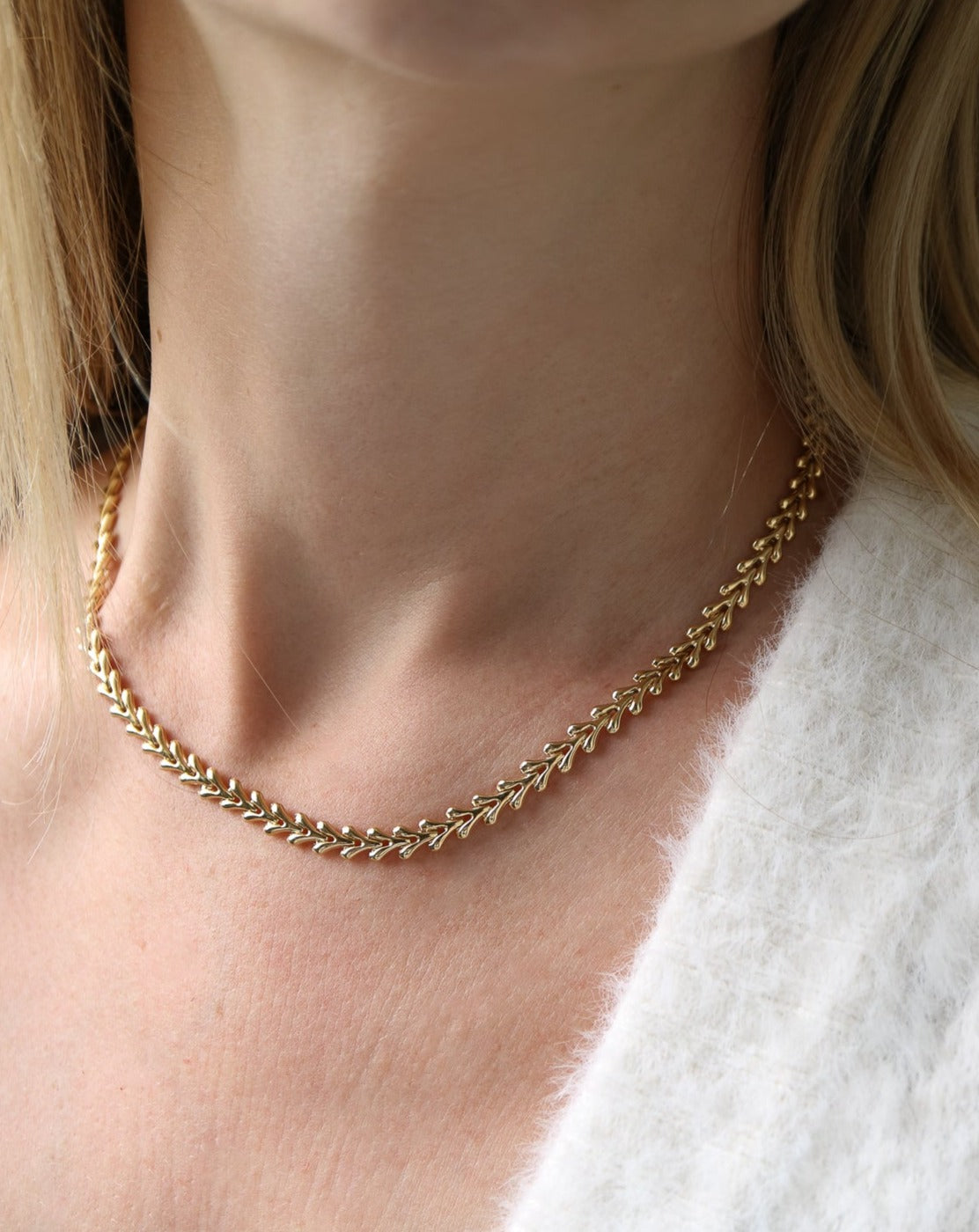 Gold Heart Chain Collective & Co Jewellery