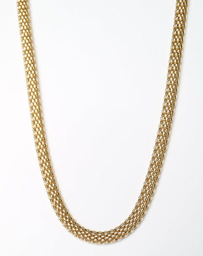 THE POPCORN CHAIN in gold from Harlow Jewellery