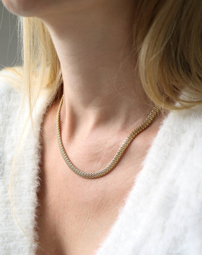 THE POPCORN CHAIN in gold from Harlow Jewellery