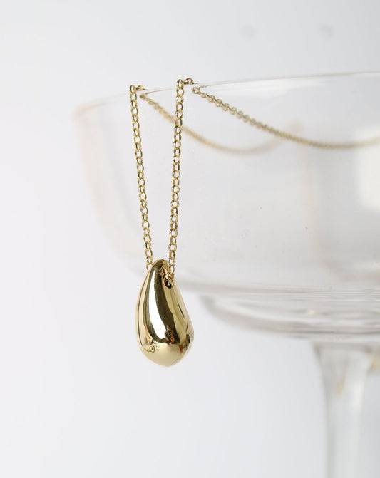 Gold Teardrop Pendant by Collective & Co. Jewellery Store