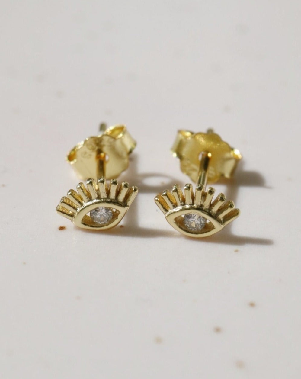 9kt gold Evil Eye Earrings